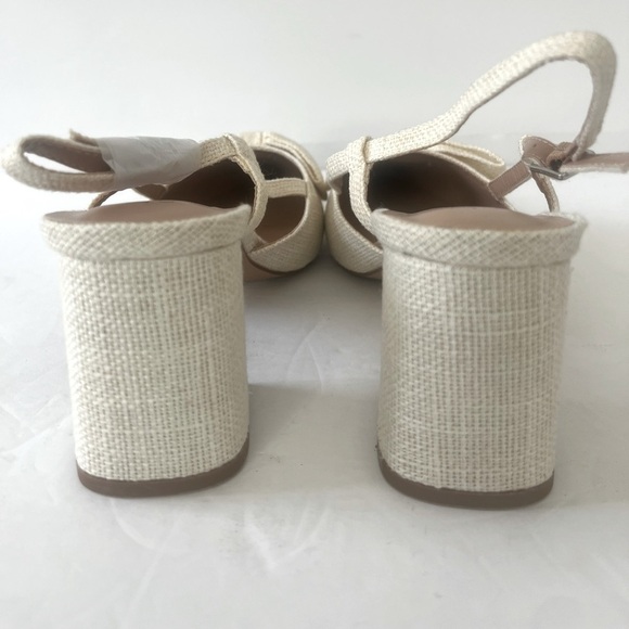 Journee Collection Tailynn Pump Slingback Block Heel Shoes Size 9 WD Wide NIB - Picture 10 of 12